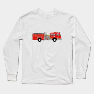 Los Angeles County Fire Department Pumper Long Sleeve T-Shirt